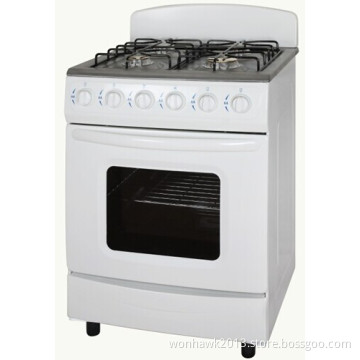 White Painted 24inch Free Standing Oven